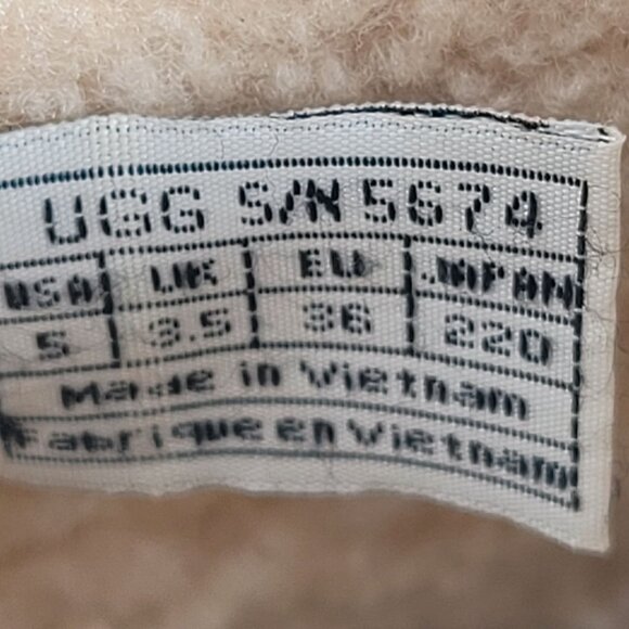 UGG Australia Elijo Women's Black Suede Shearling Boots S/N5674 US Size 5 - Picture 11 of 11